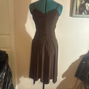 Brown party dress